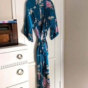 Gorgeous silky robe, stunning in person!
